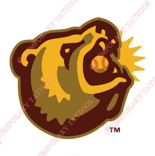 Fresno Grizzlies Customize Temporary Tattoos Stickers NO.8164